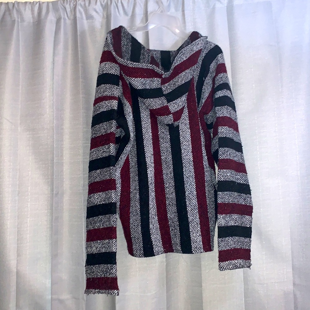 Red, Black and White Drug Rug - Picture 2 of 2